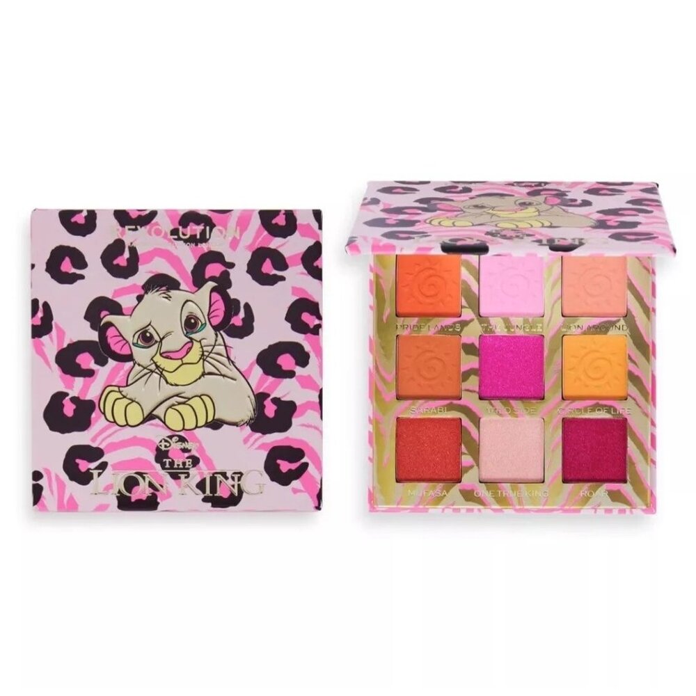Makeup Revolution X The Lion King Walk On The Wild Side Eyeshadow Palette